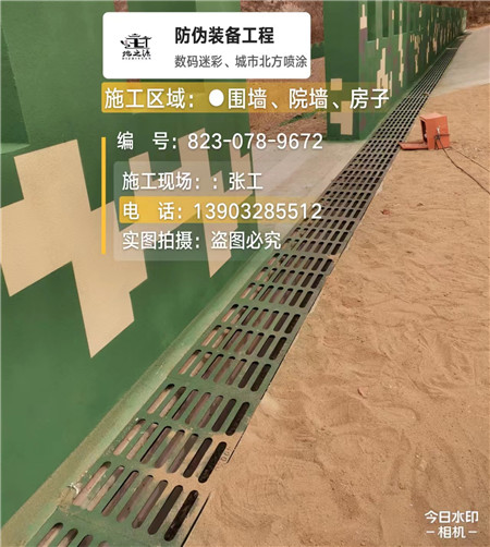 红桥 例如在抖音上有“迷彩墙，外围墙面挡 - 星空数码迷彩漆施工队